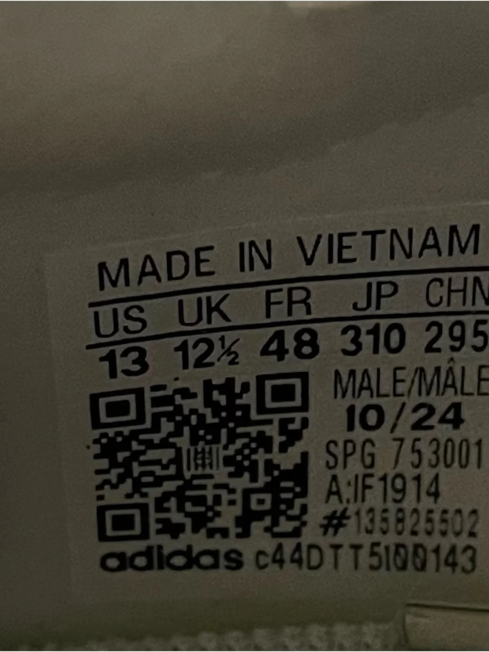 adidas item name